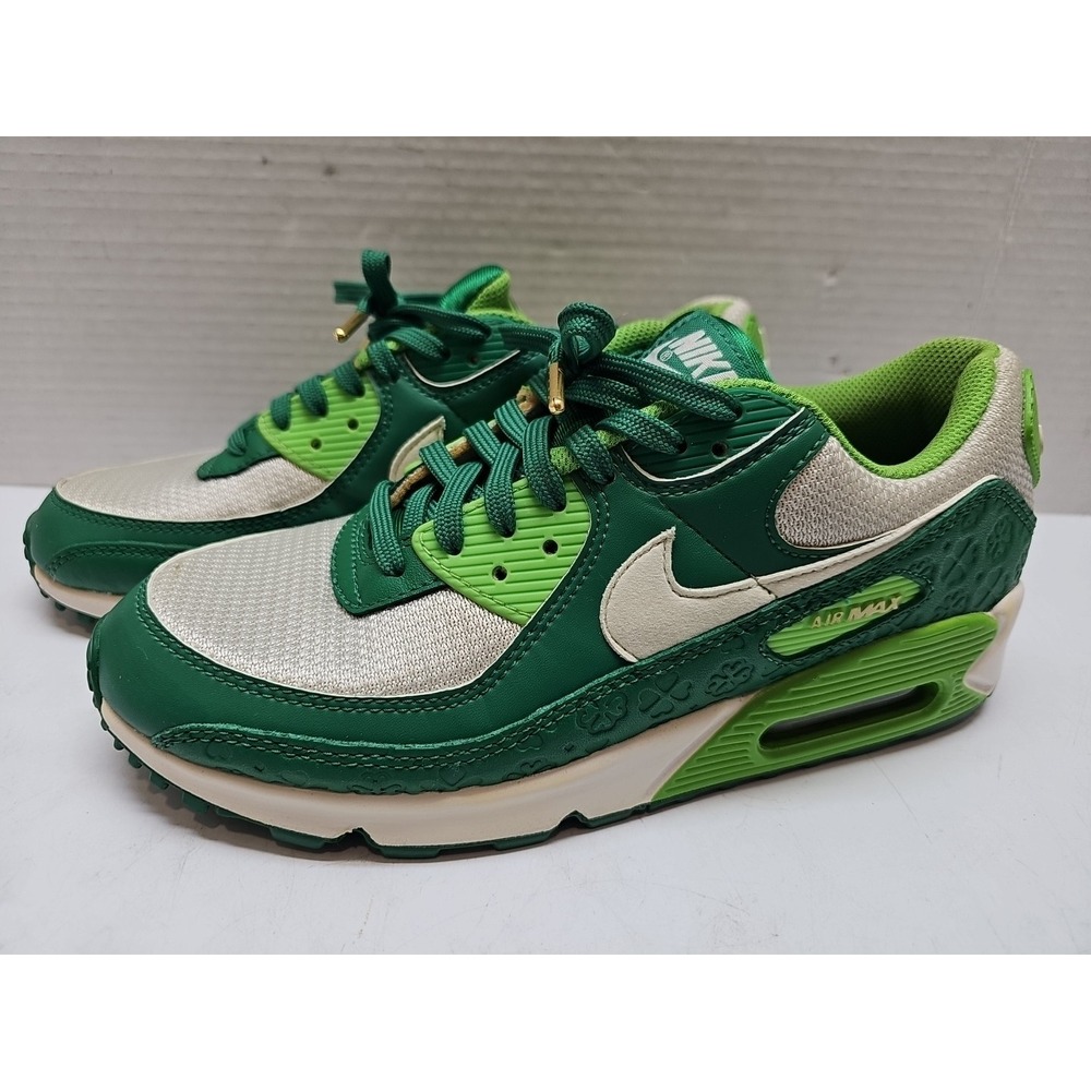 Size 8.5 - Air Max 90 St. Patrick's Day Mean Green 2021 DD8555-300 - Picture 1 of 16